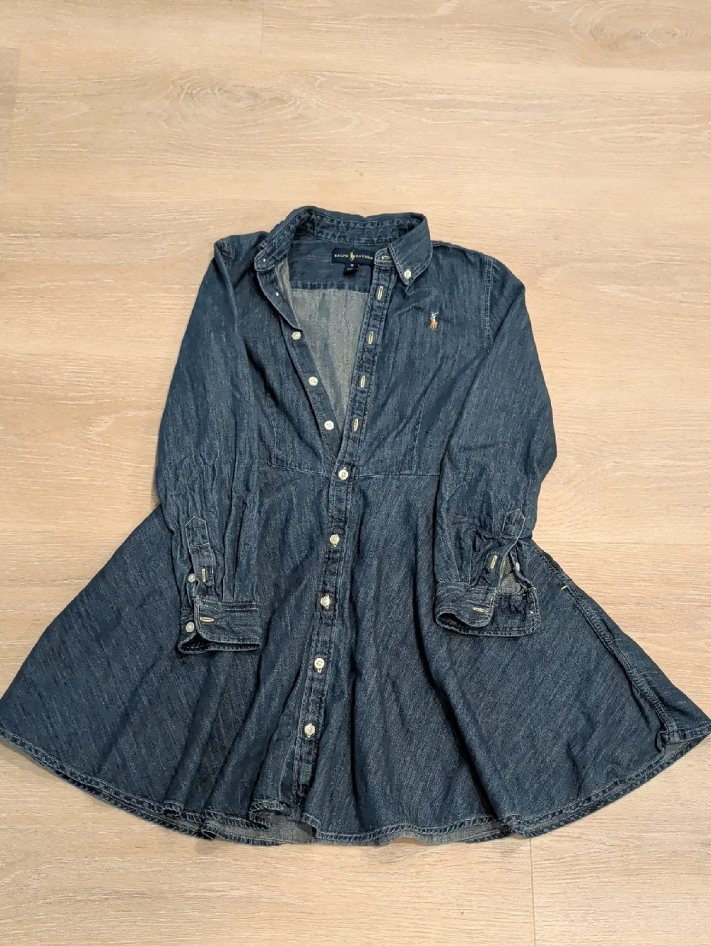Ralph Lauren Dark Blue Denim Shirt Dress